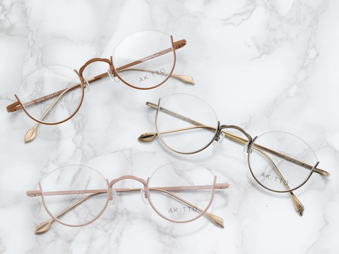pin18-u アンダーリムの可愛いフレーム 女性に大人気アキットのNEW  